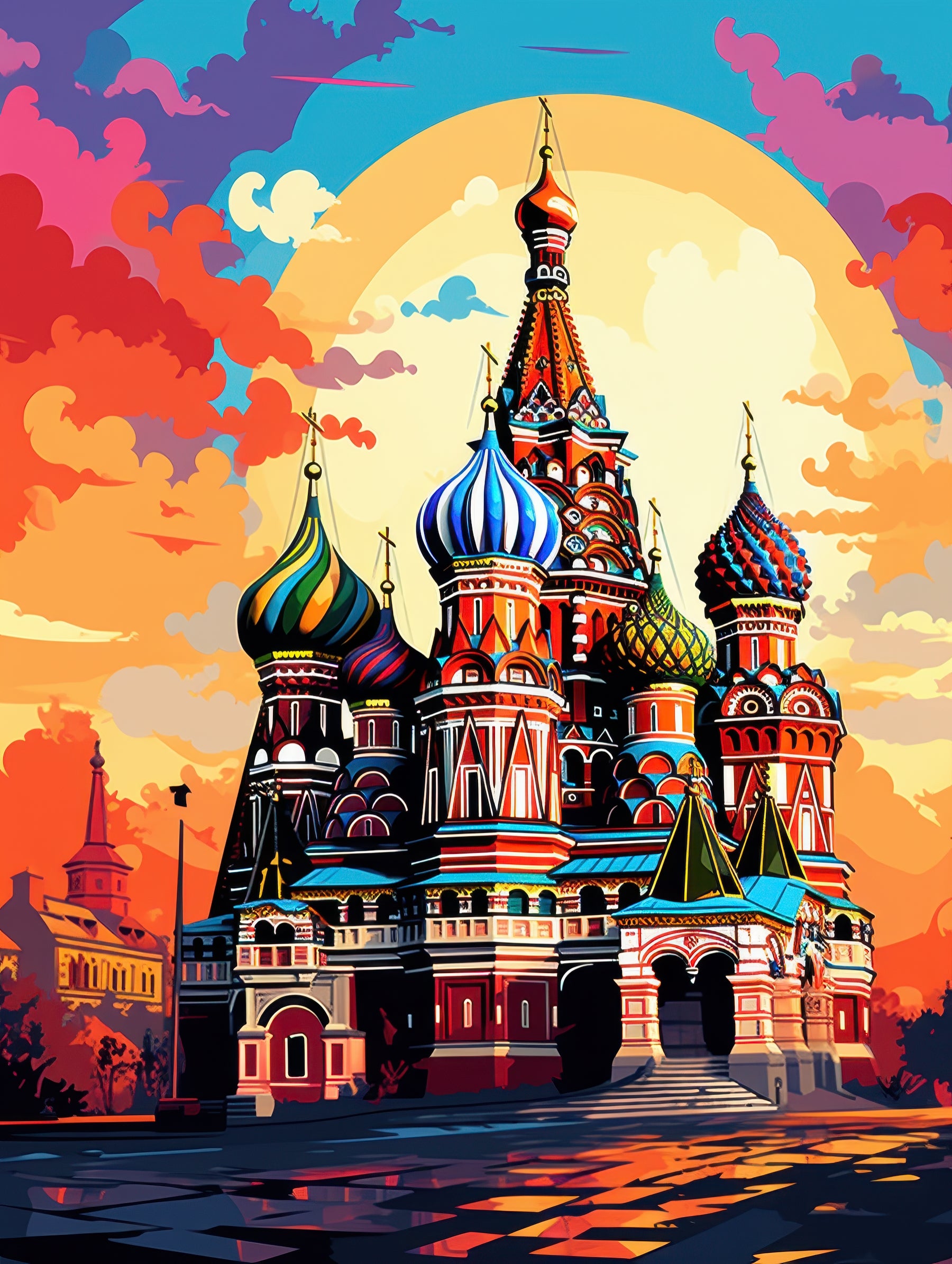 St. Basil's Cathedral Glow
