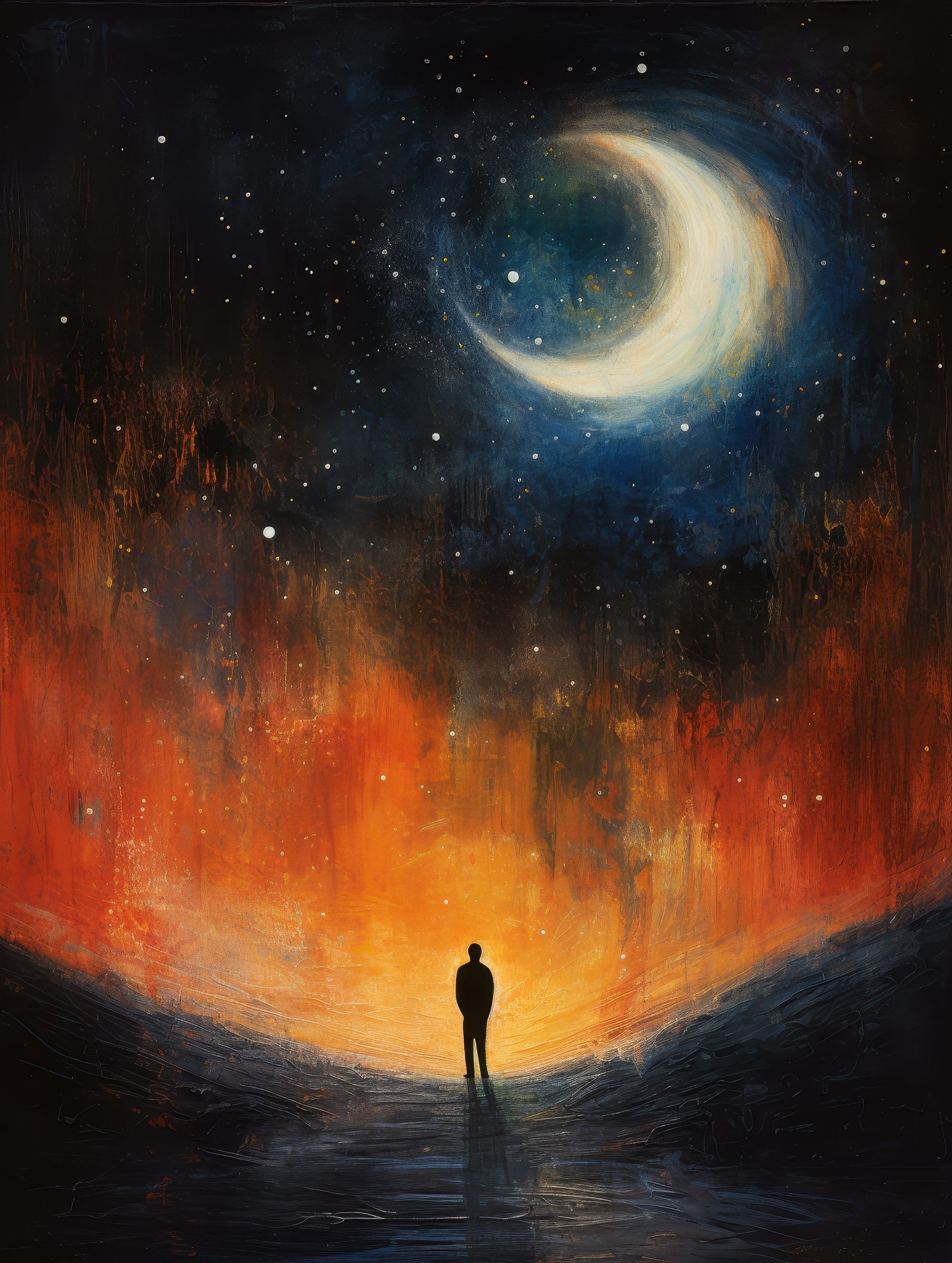 Crescent Moon Wanderer