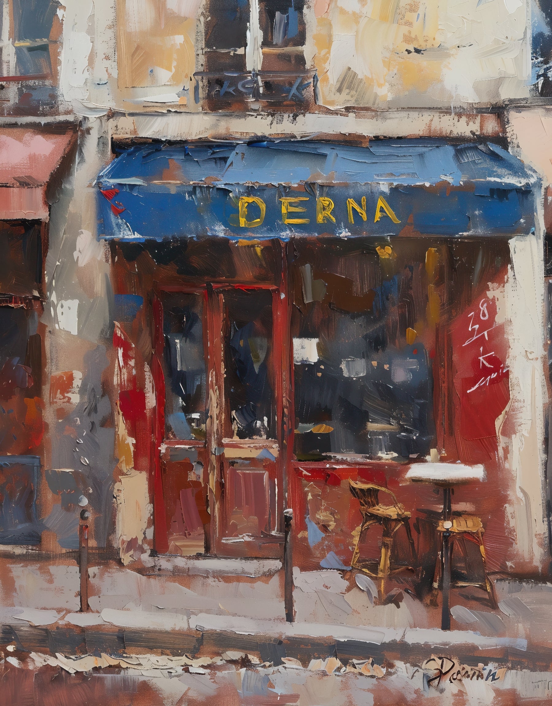Derna Cafe Scene