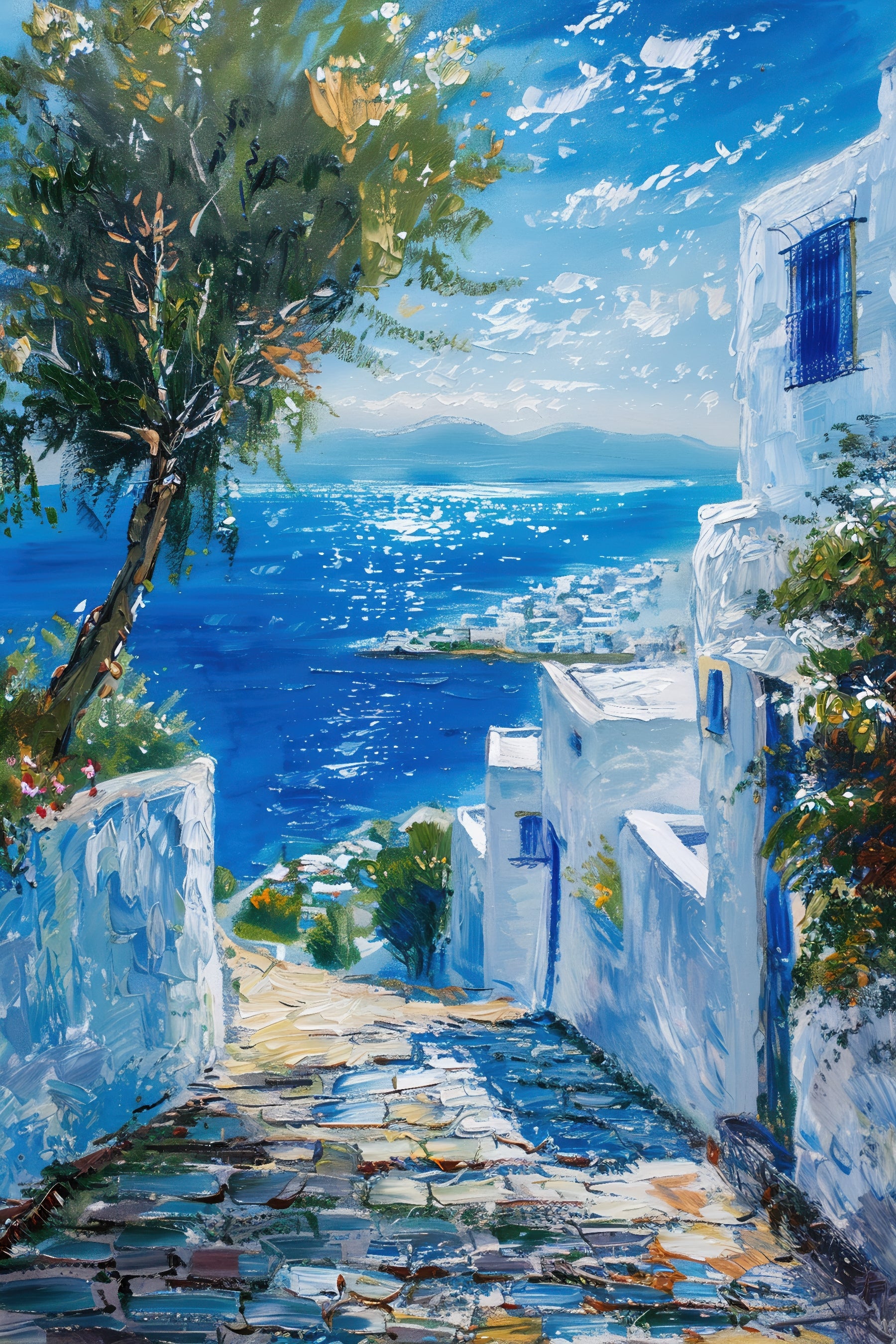 Greek Island Pathway