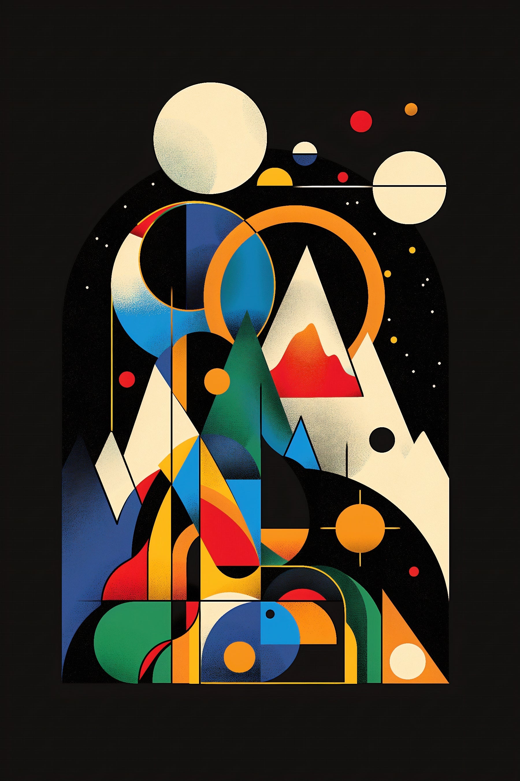 Cosmic Mountainscape