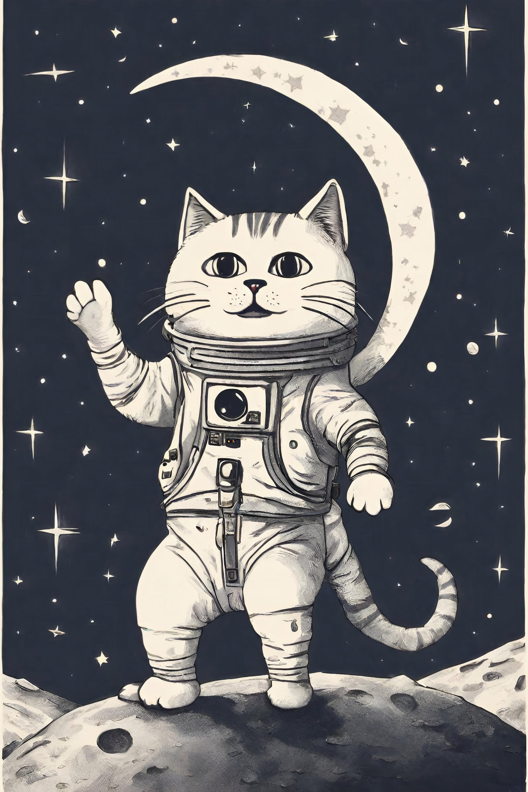 Astronaut Cat