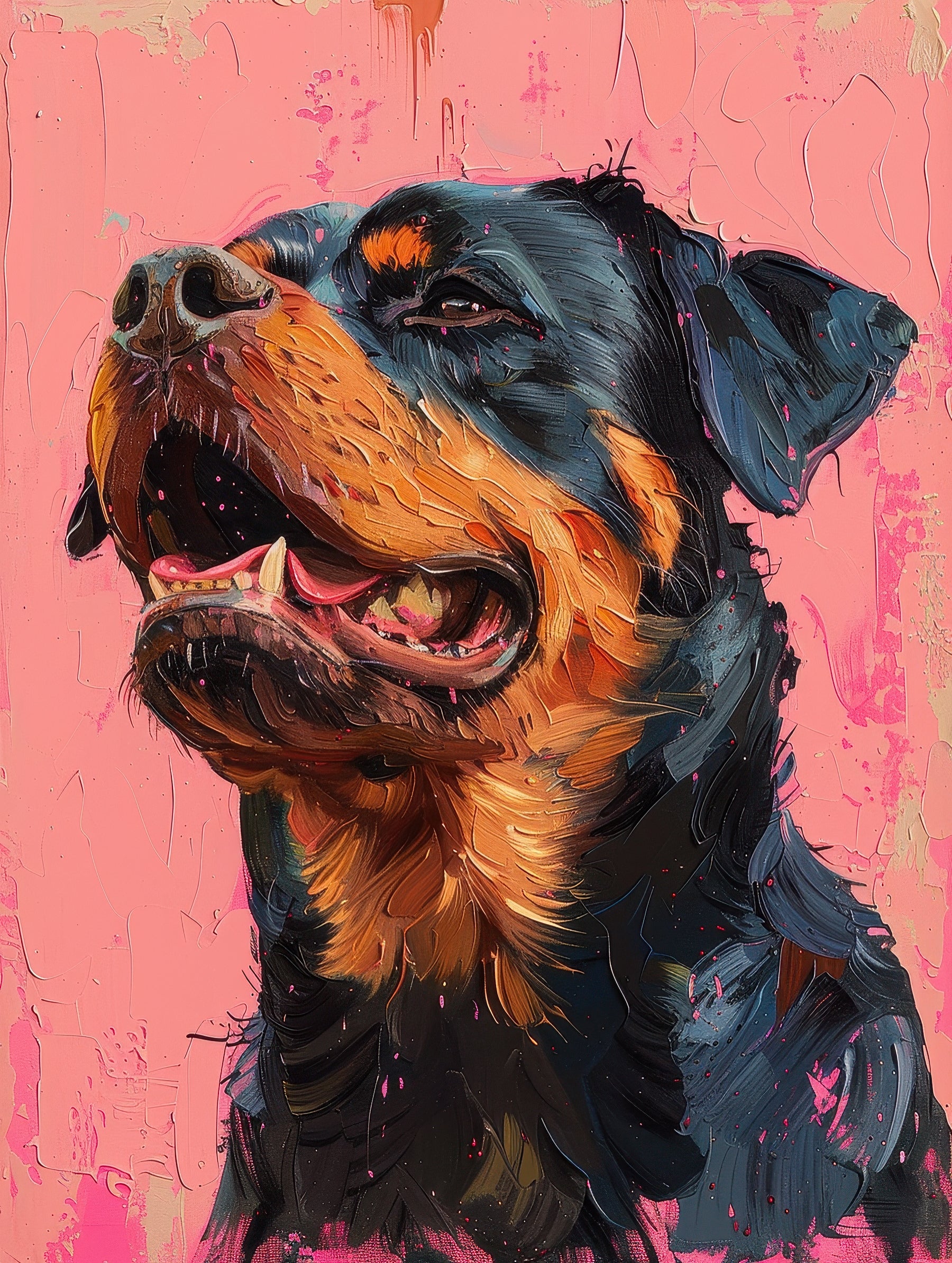 Expressive Rottweiler