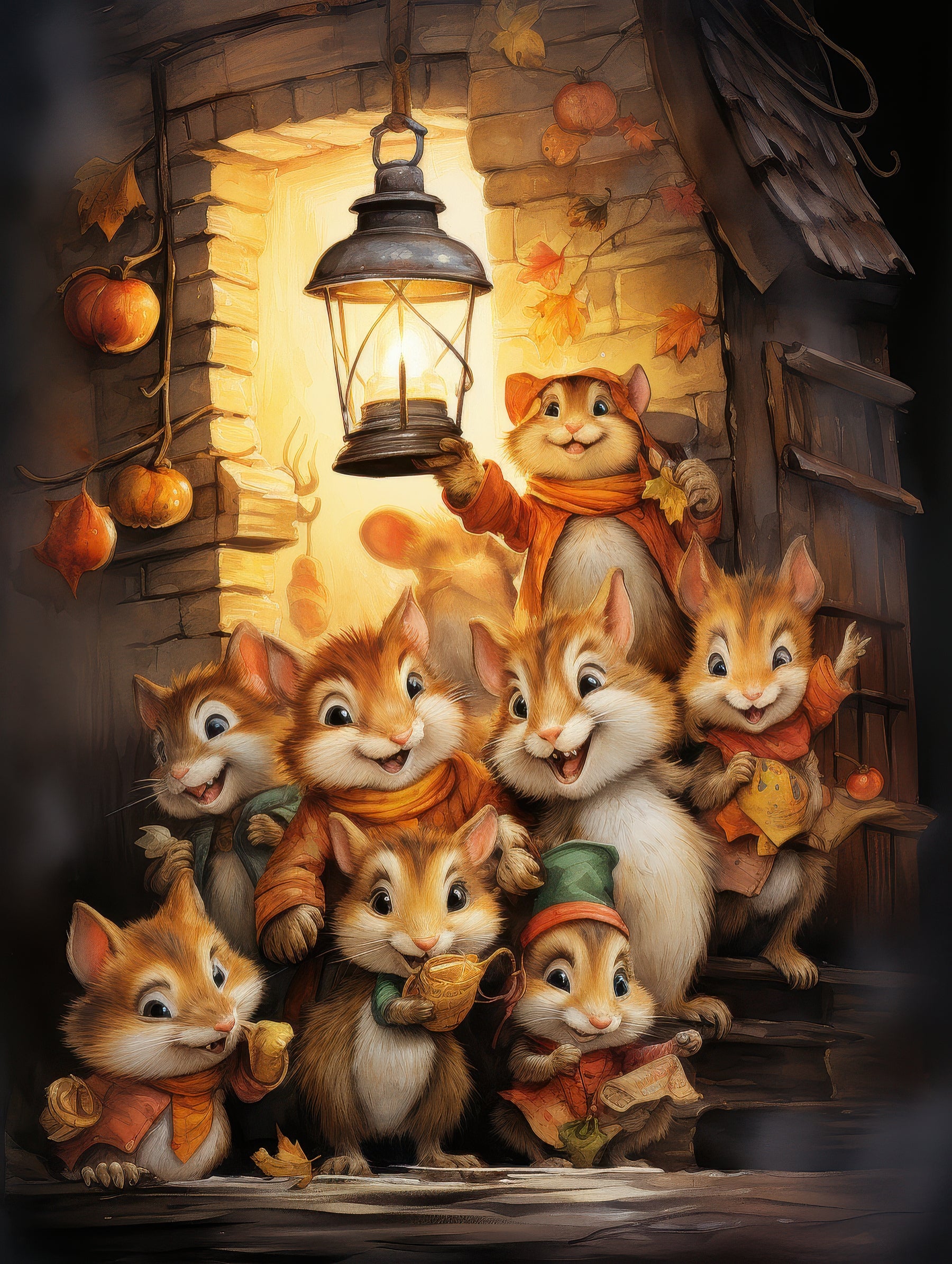 Cozy Mouse Lantern Party
