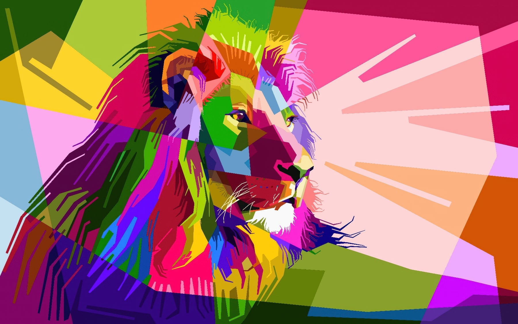 Geometric Lion