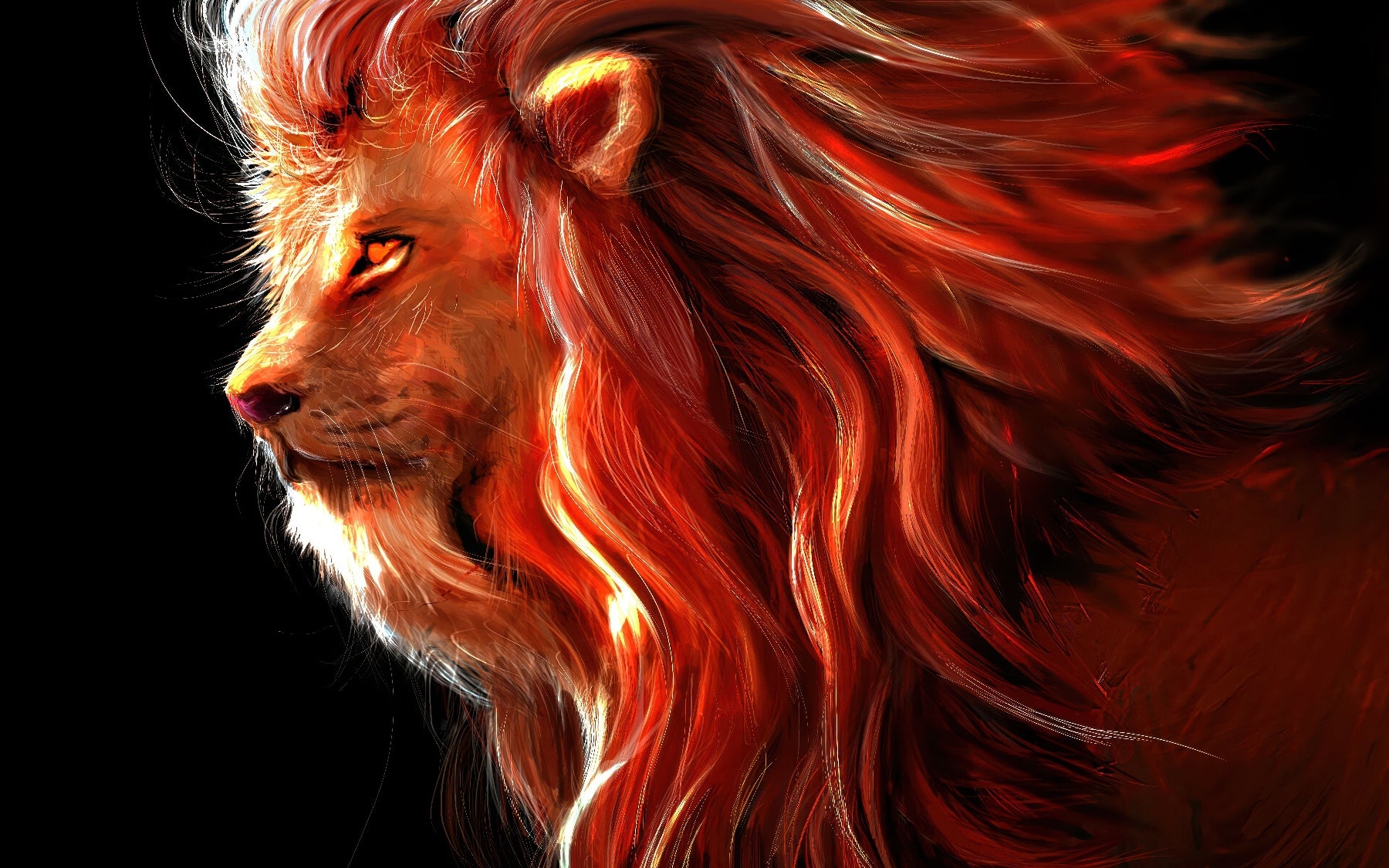 Fiery Lion