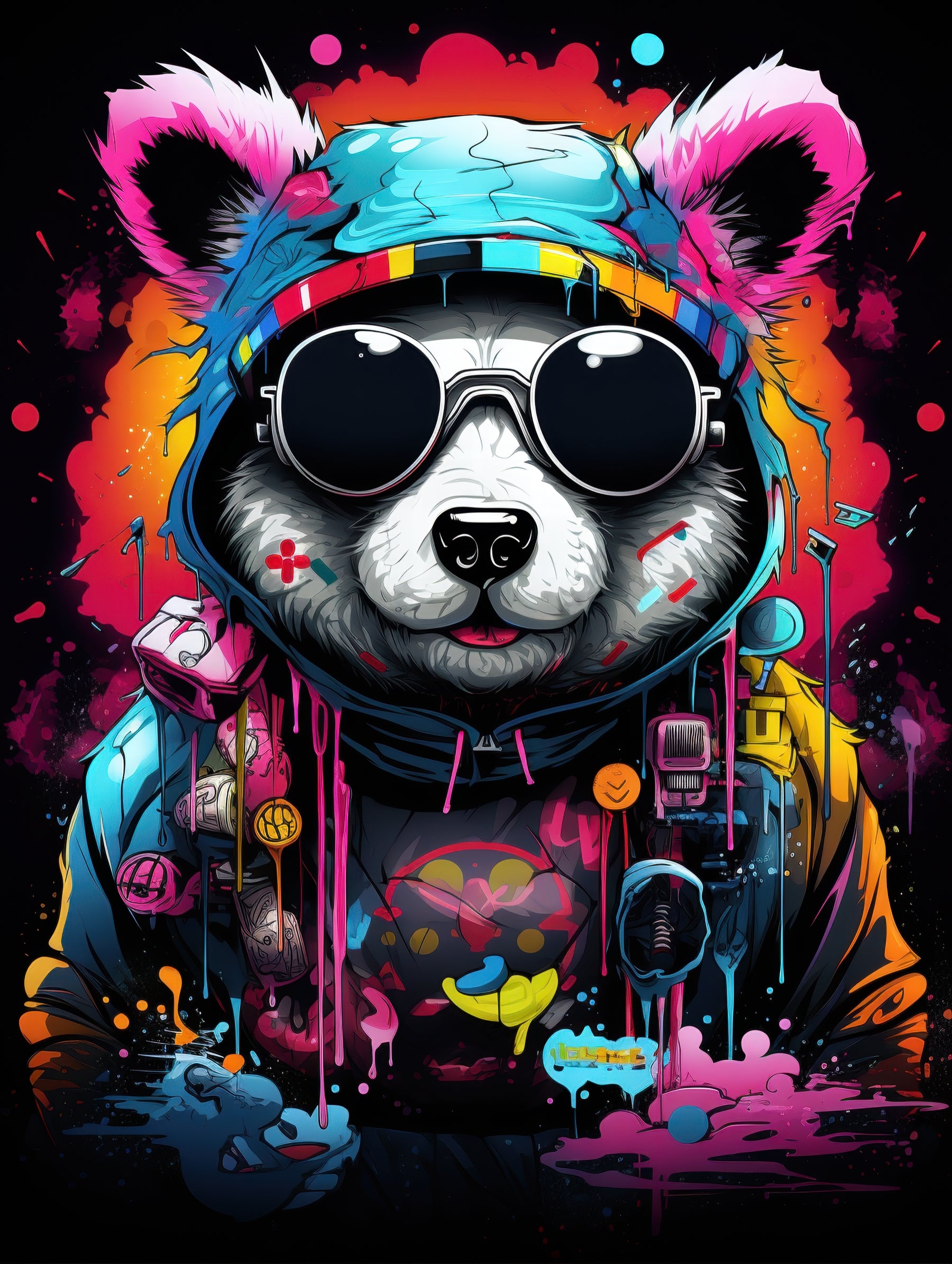 Neon Panda