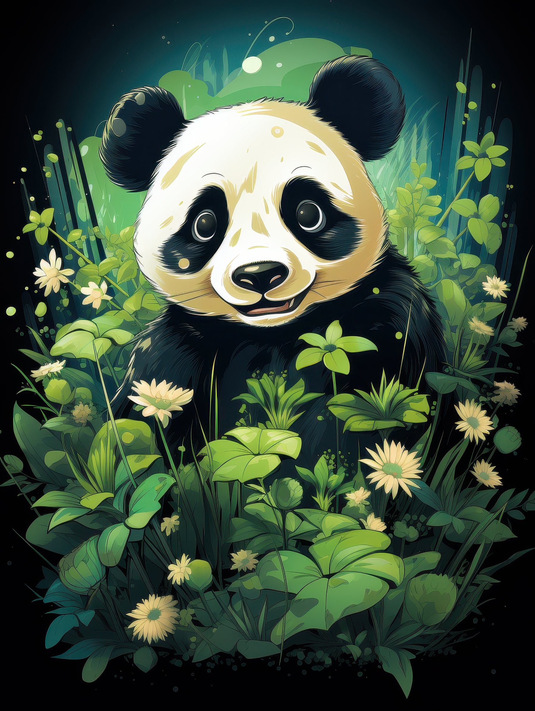 Panda in Bloom