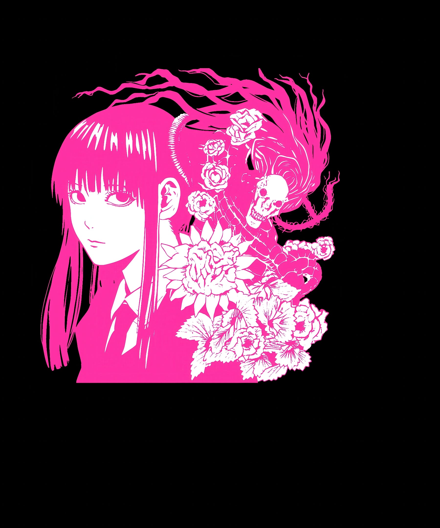 Blossoming Skeleton Art