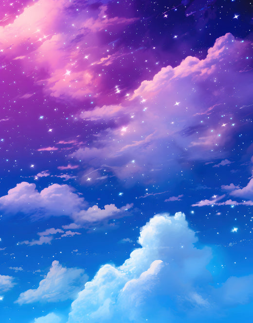 Violet Nebula Horizon