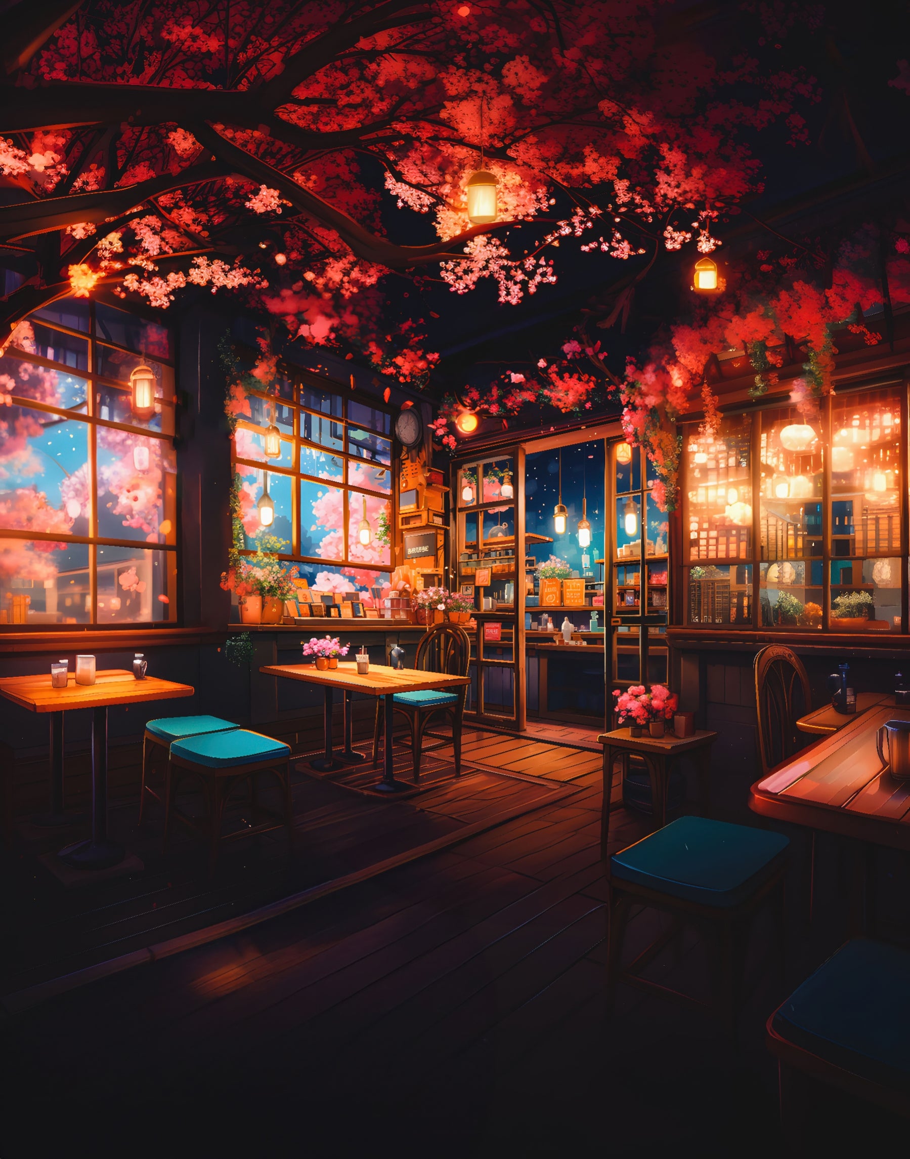 Sakura Café Night