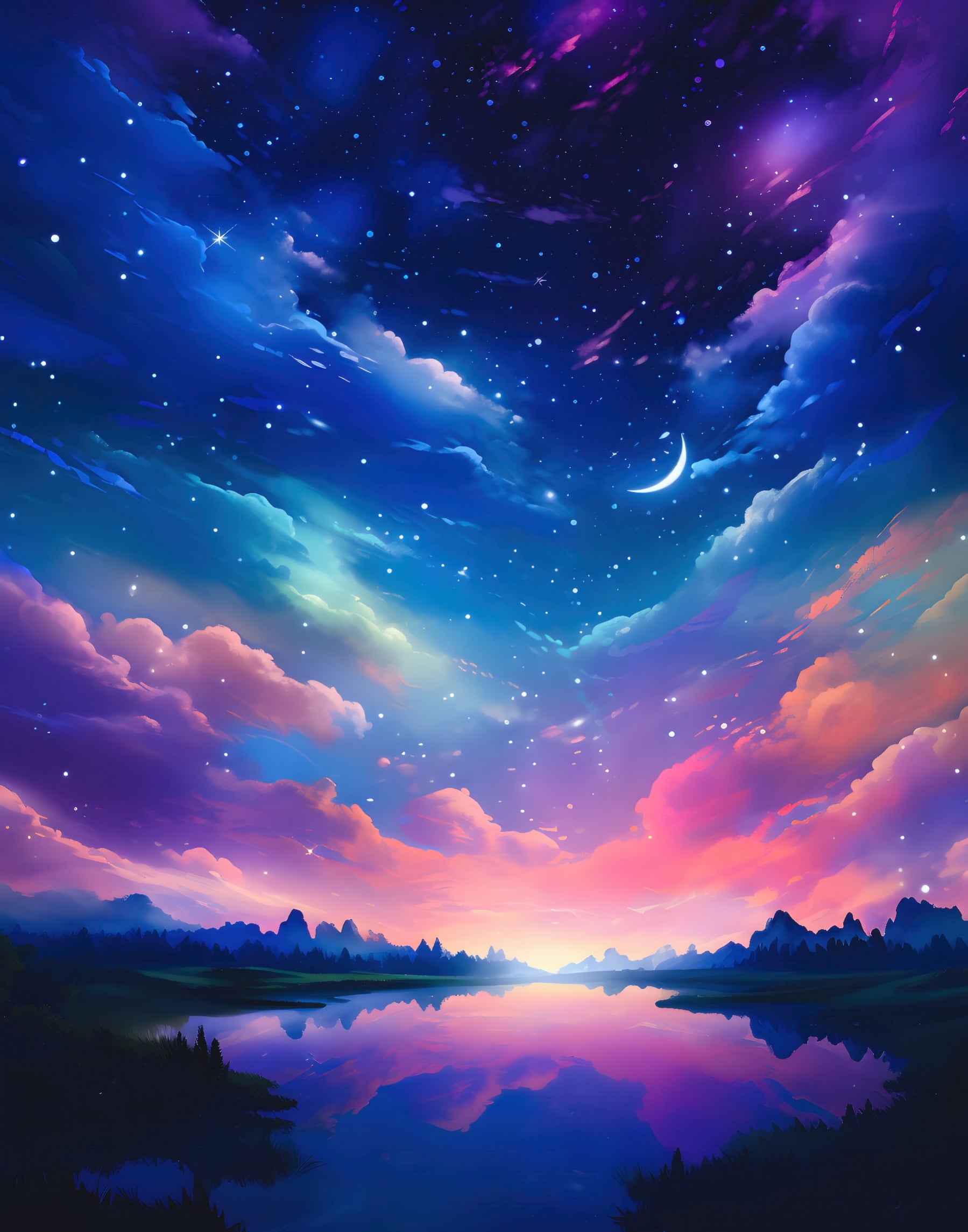 Cosmic Twilight Reflection
