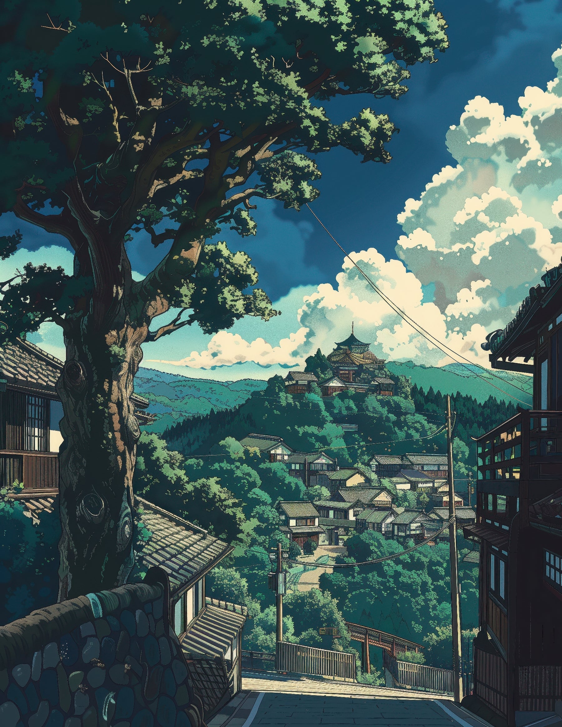Hillside Townscape