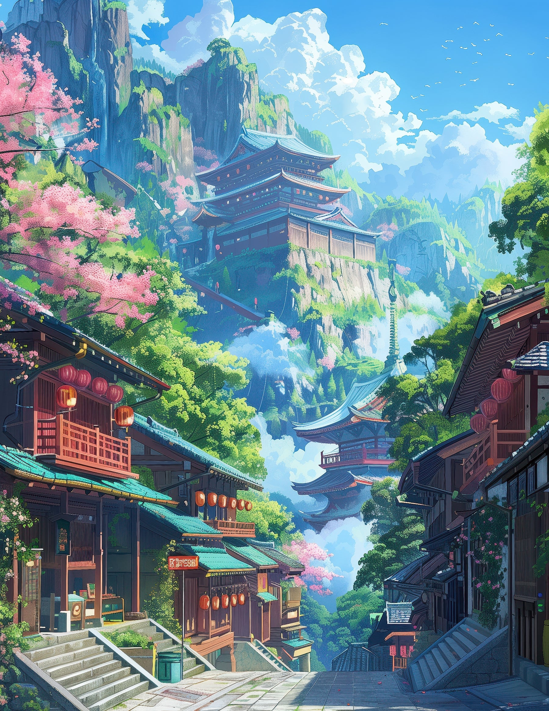 Mountain Temple Village