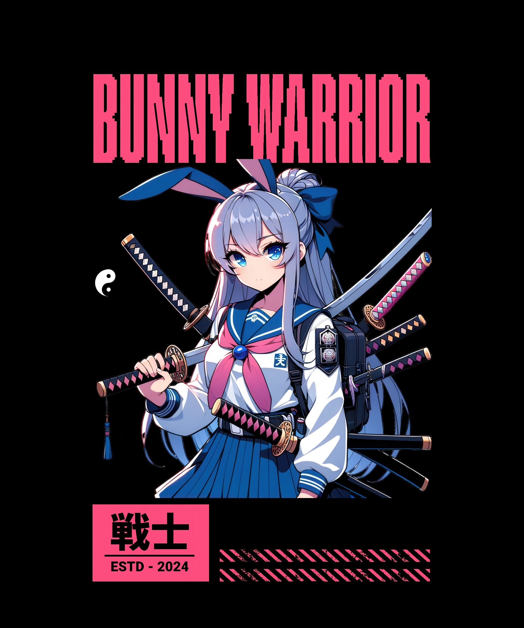 Bunny Warrior Poster