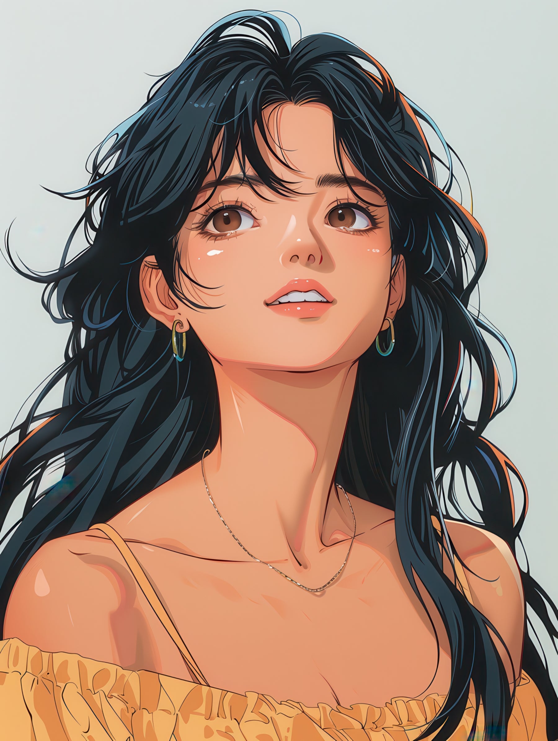 Radiant Smile in Summer Glow