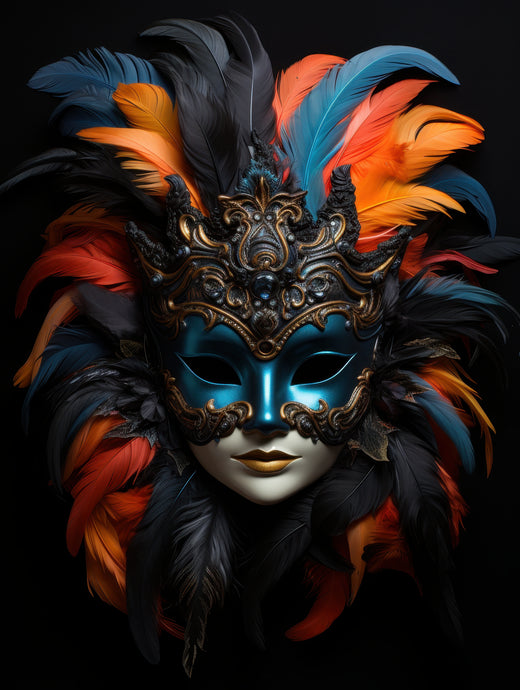 Venetian Feather Mask