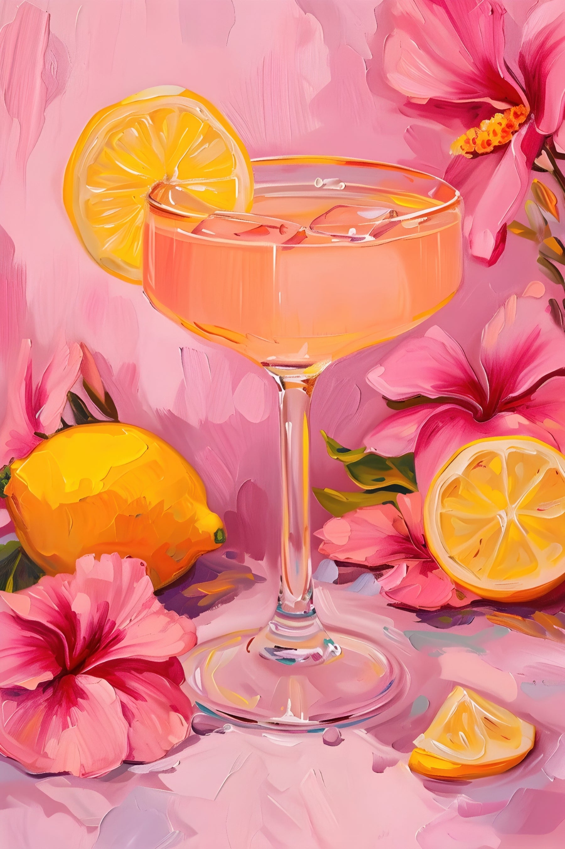 Pink Lemon Cocktail