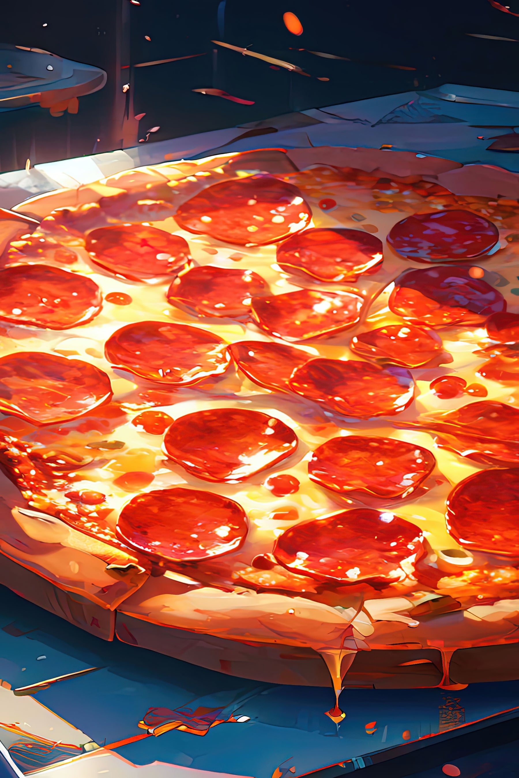 Pepperoni pizza