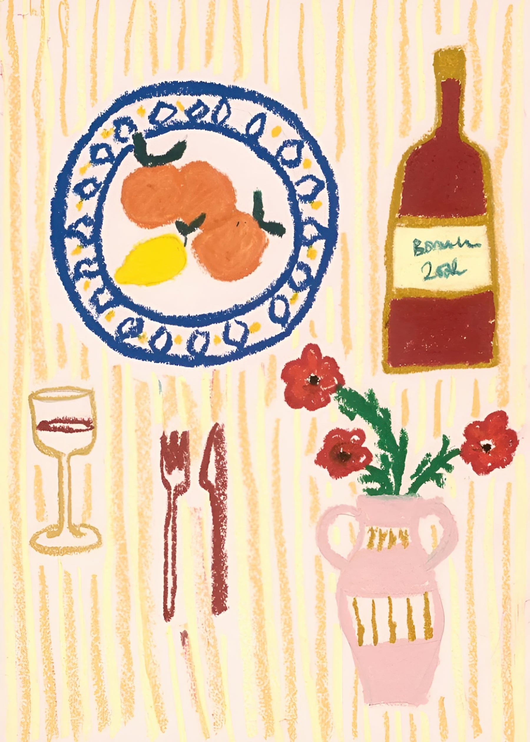 Rustic Dinner Setup