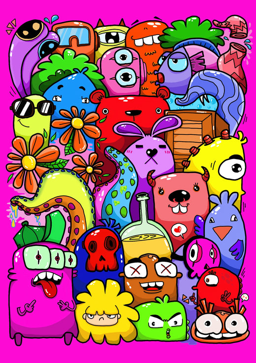 Vibrant Monsters