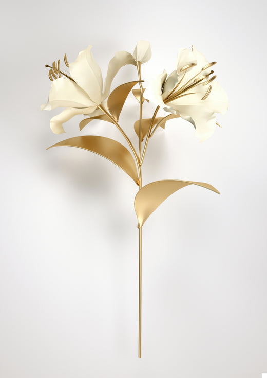Elegant Gold Lily