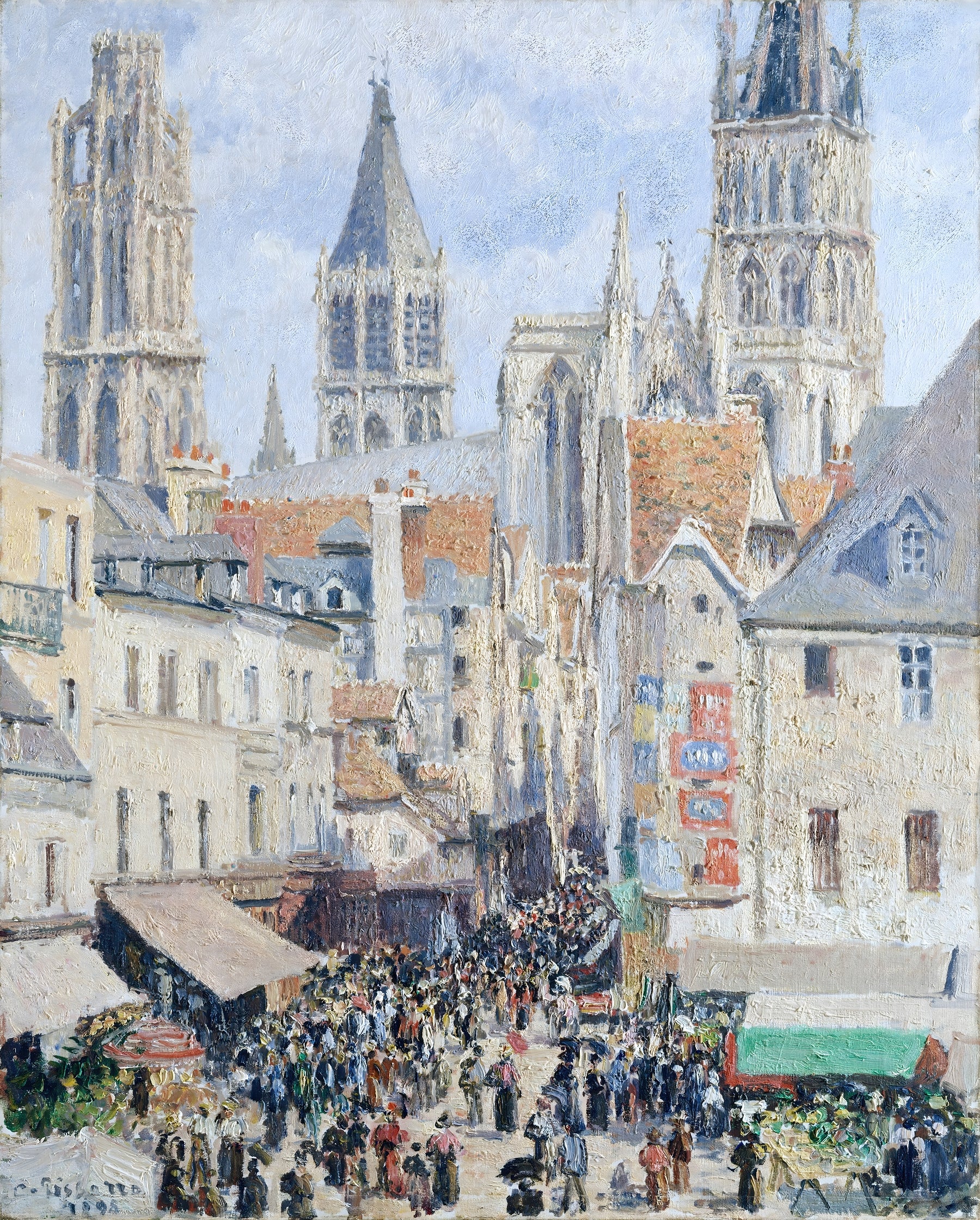 Bustling Cathedral Square