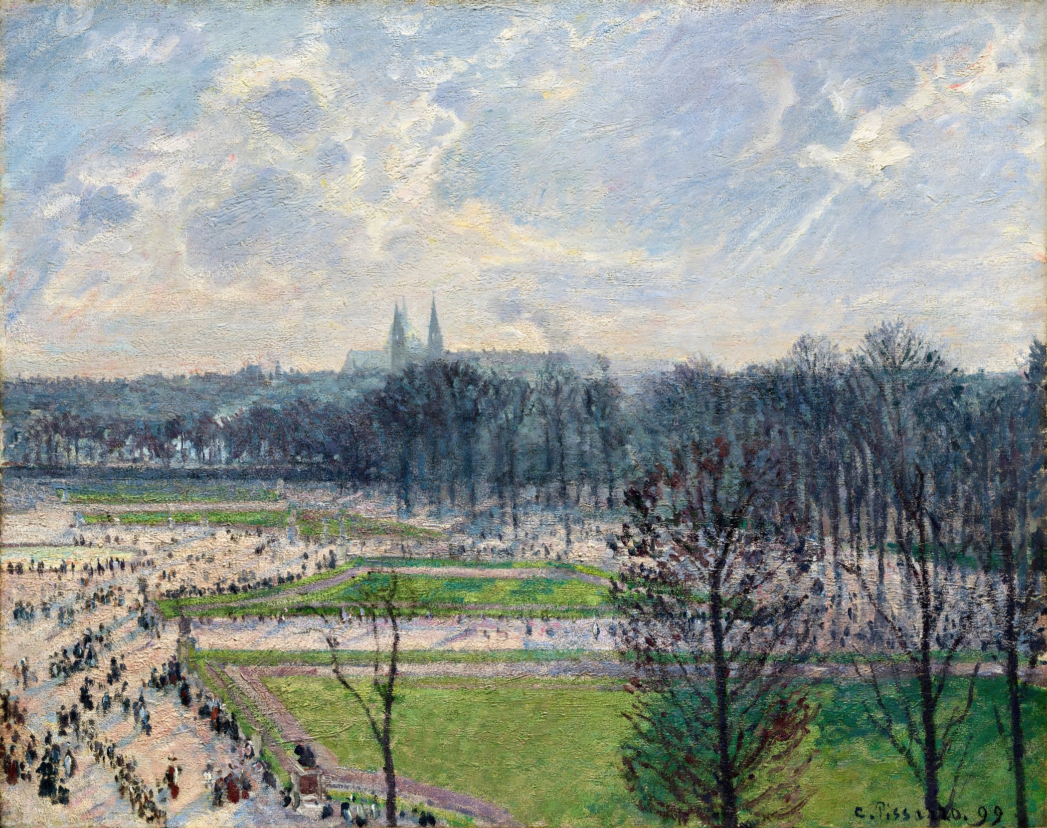 Park in Early Spring