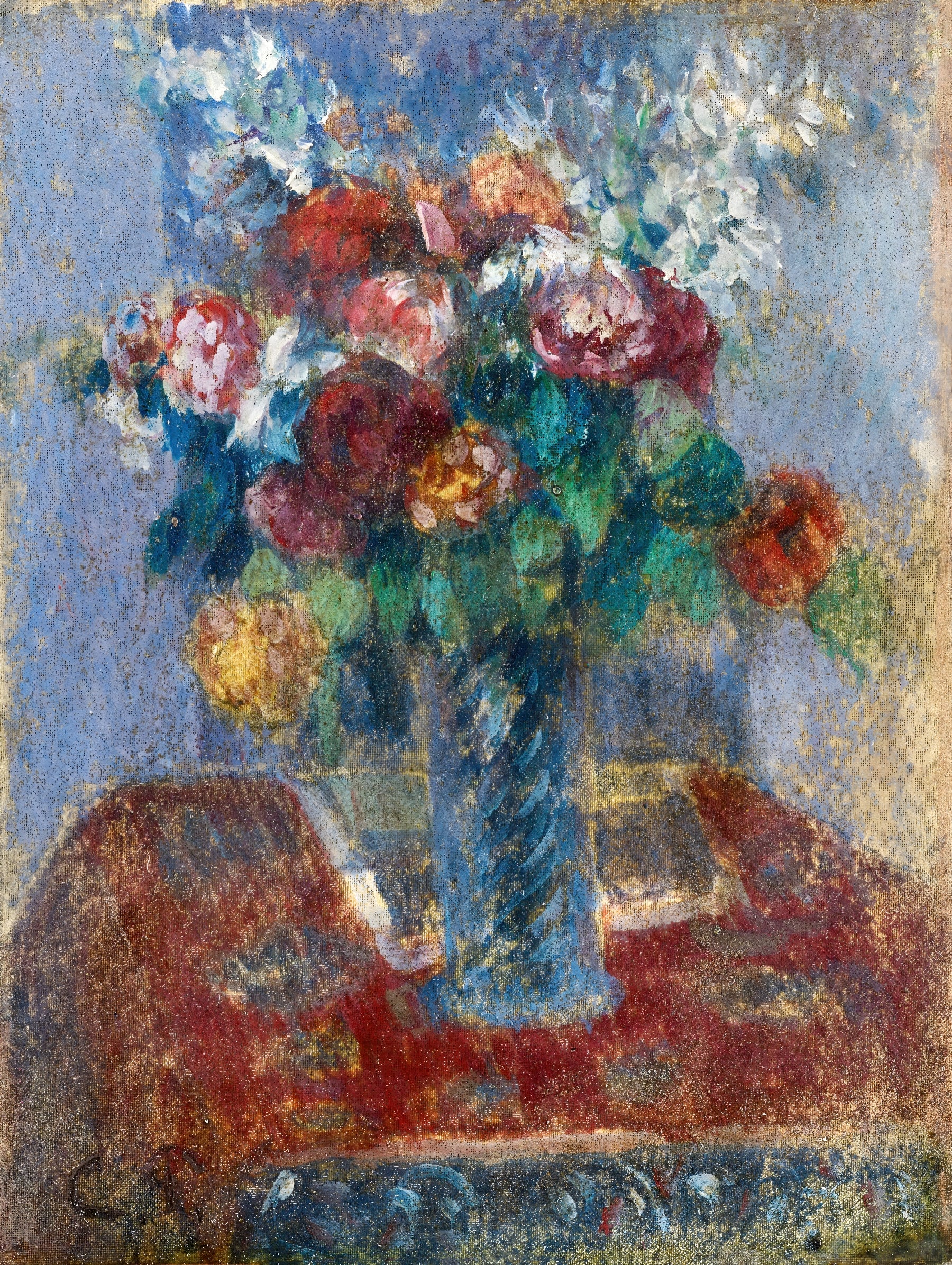 Bouquet of Roses in a Vase