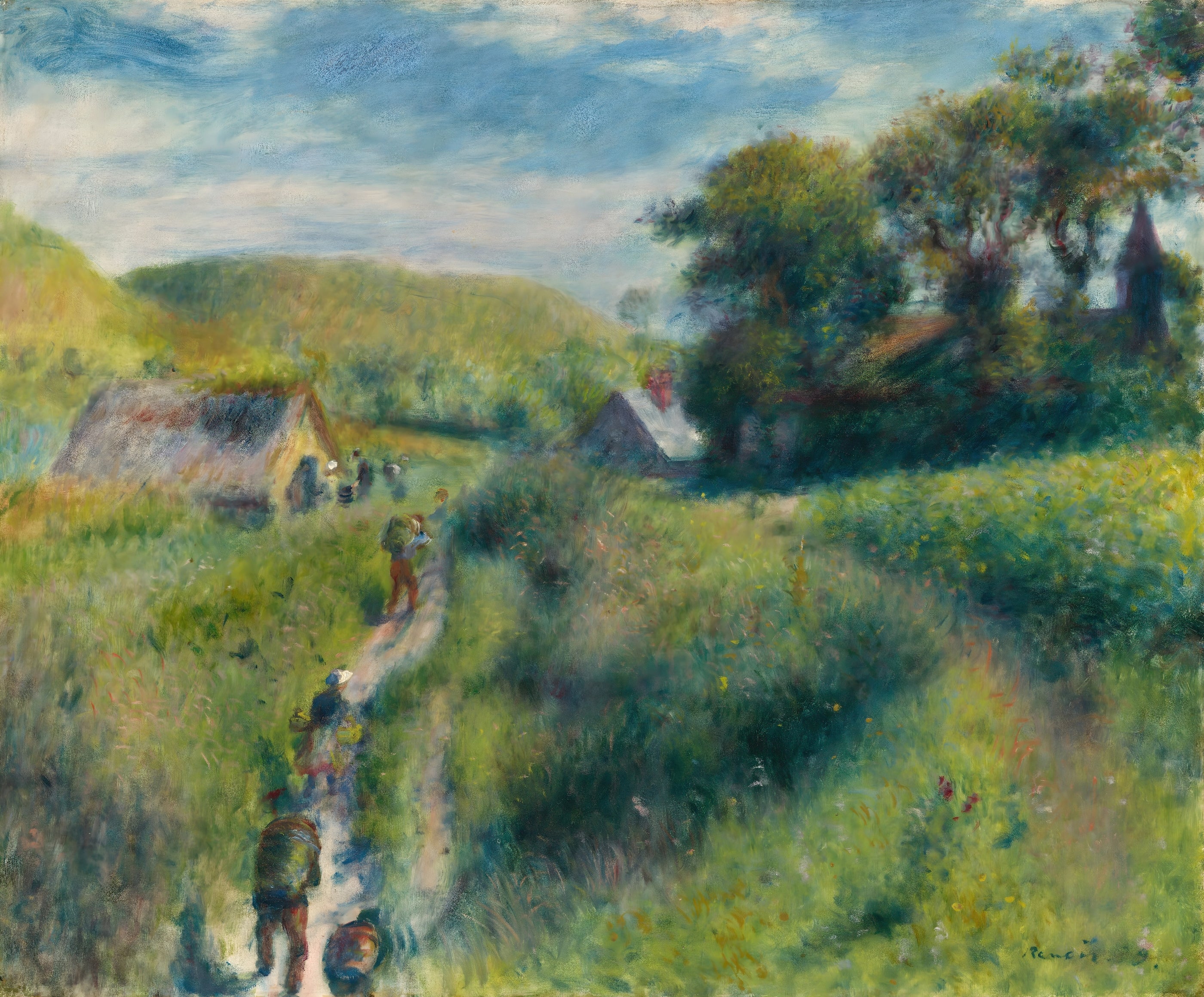 Path Through Green Fields