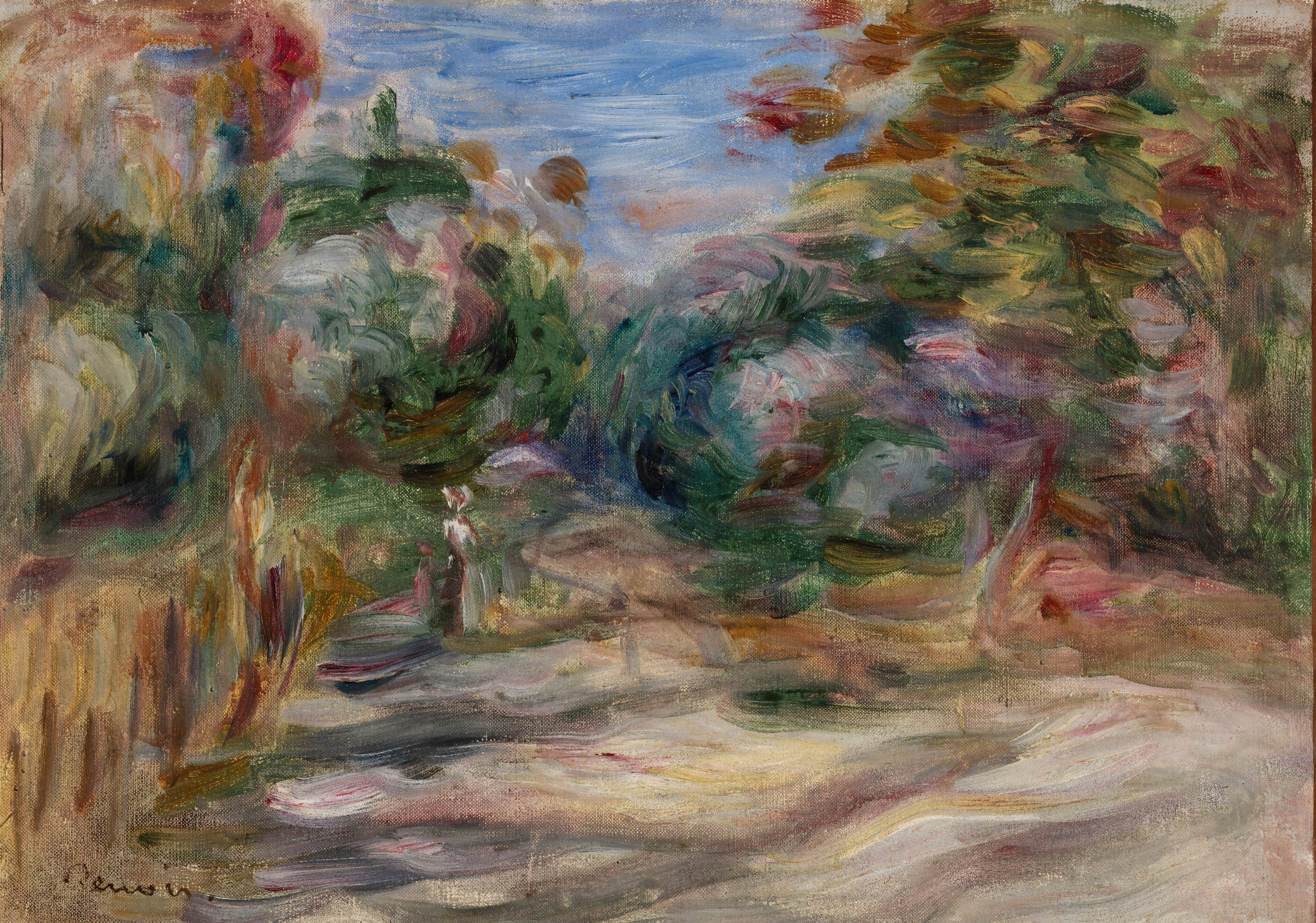 Idyllic Garden with Flowers