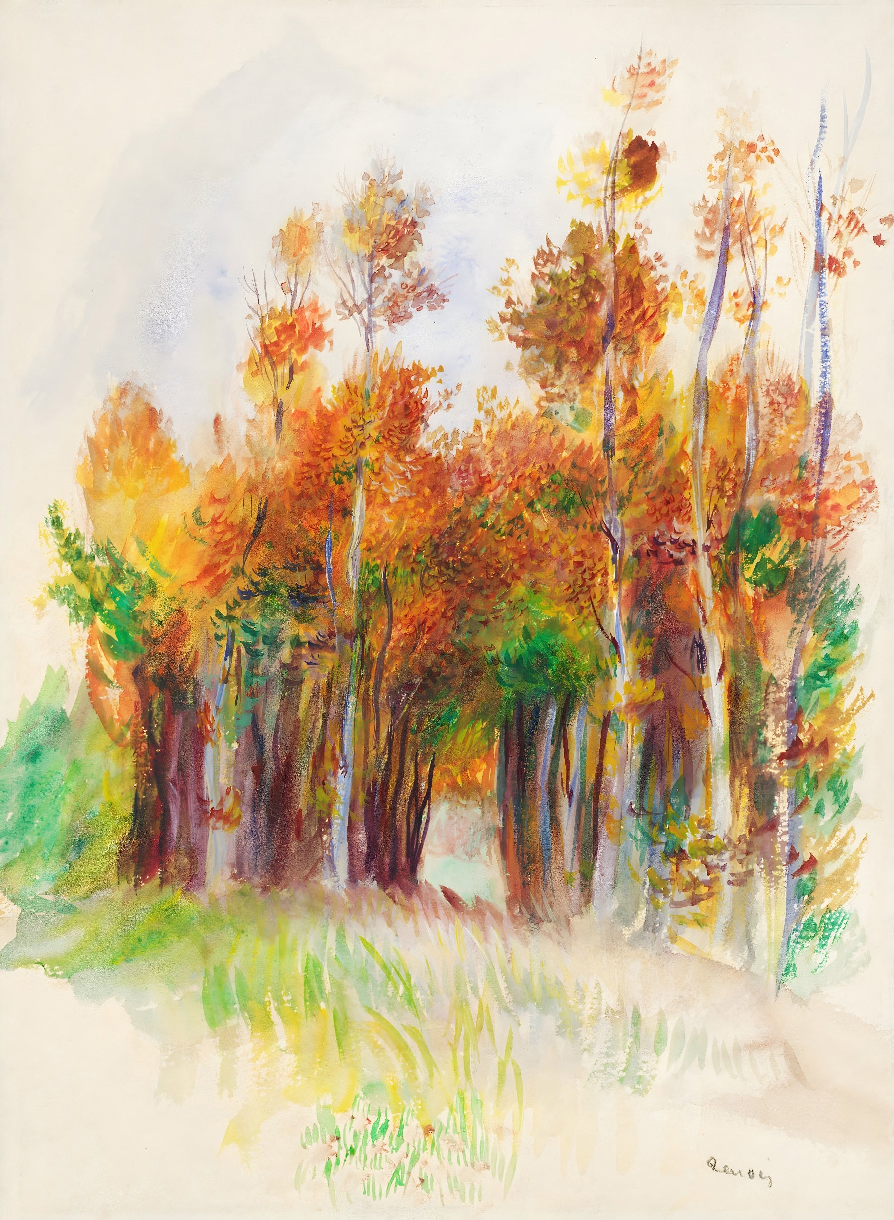 Autumn Forest Scene