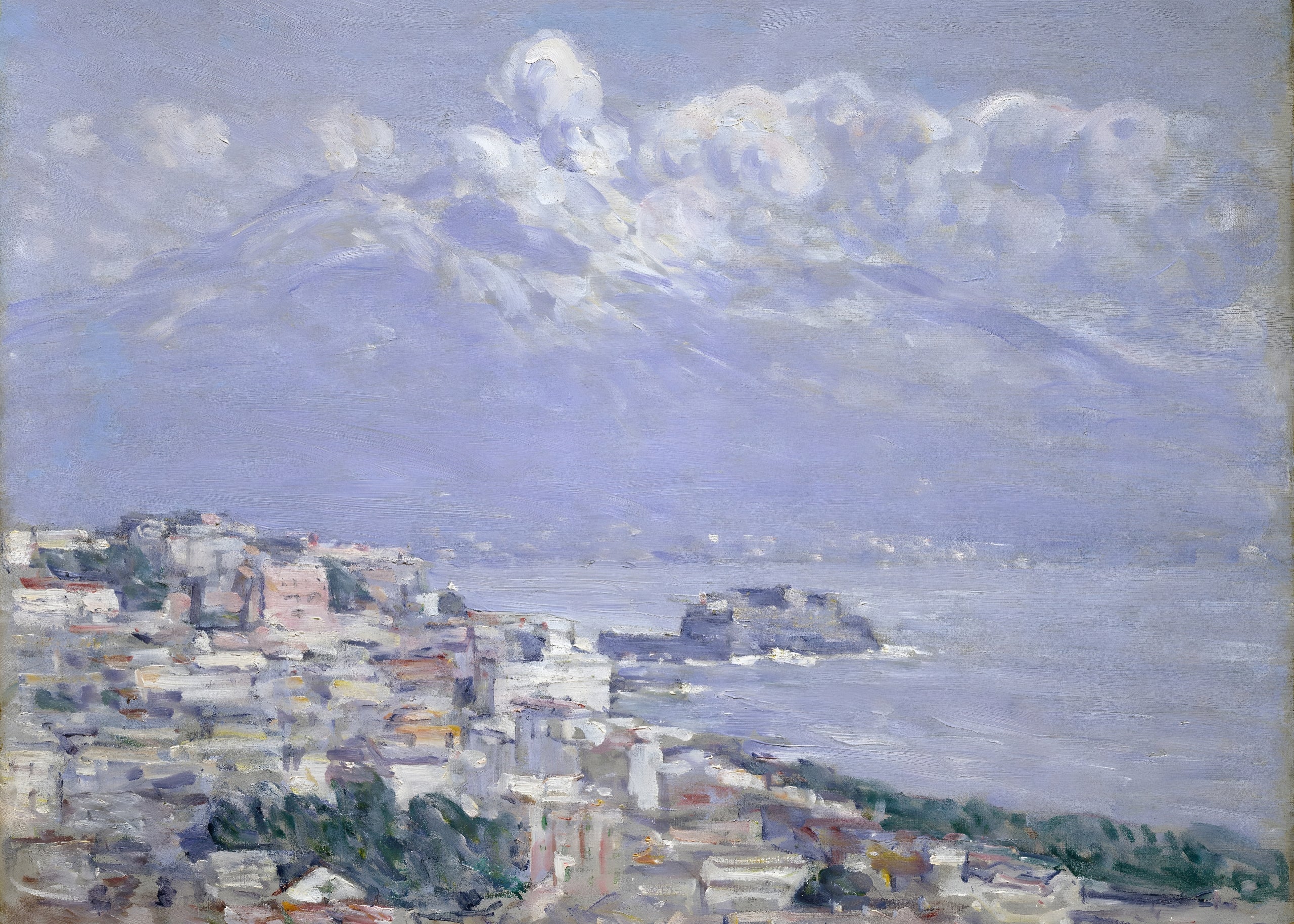 Coastal View with Clouds