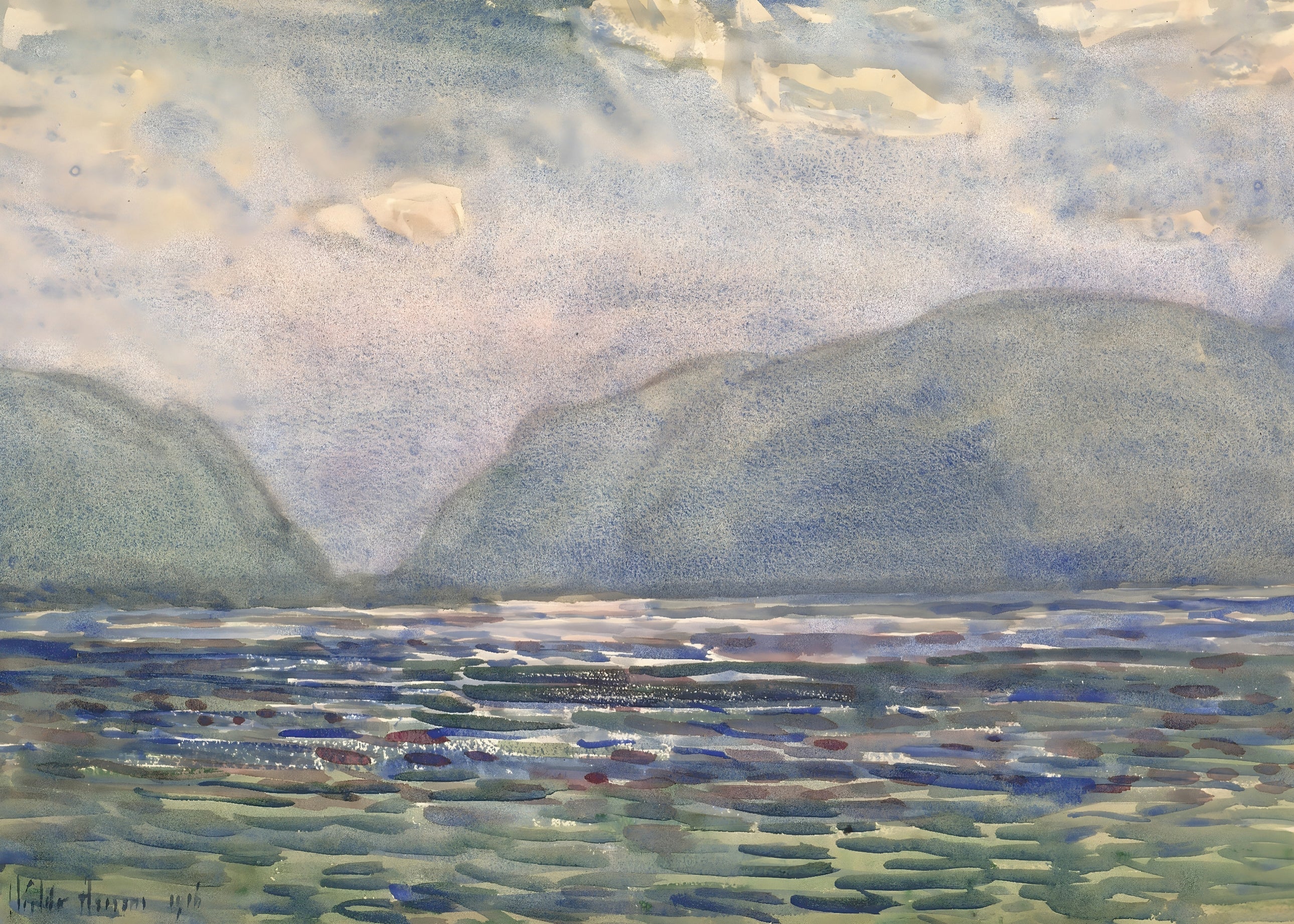 Misty Lake View
