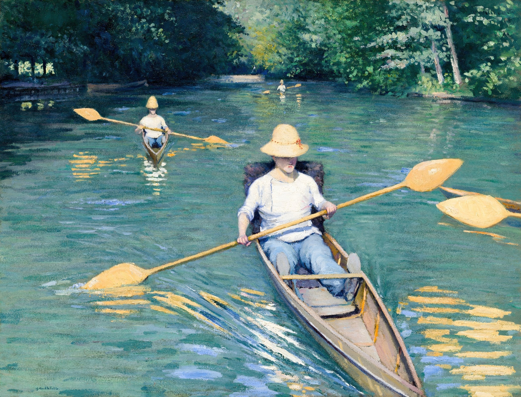 Rowing on a Calm River