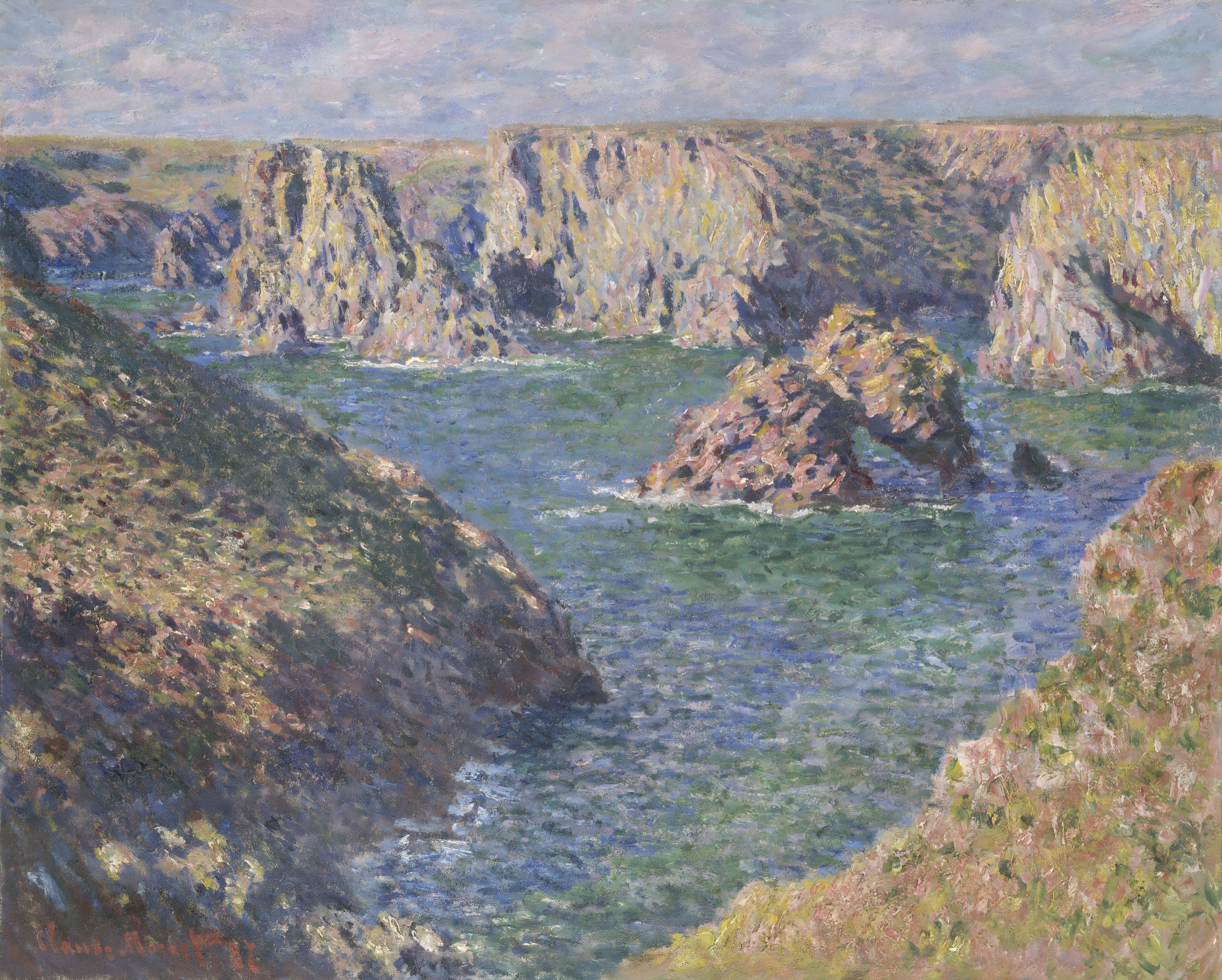 Rocky Coastal Cliffs
