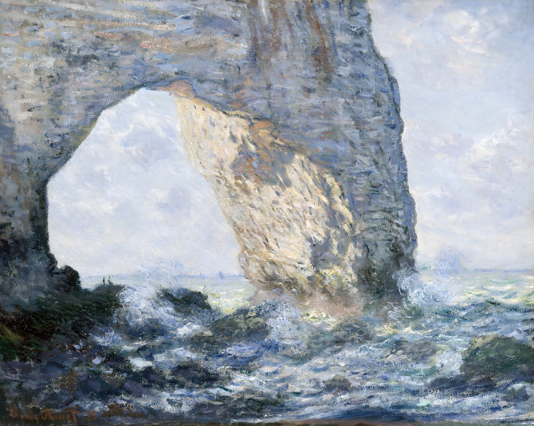 Coastal Arch with Waves