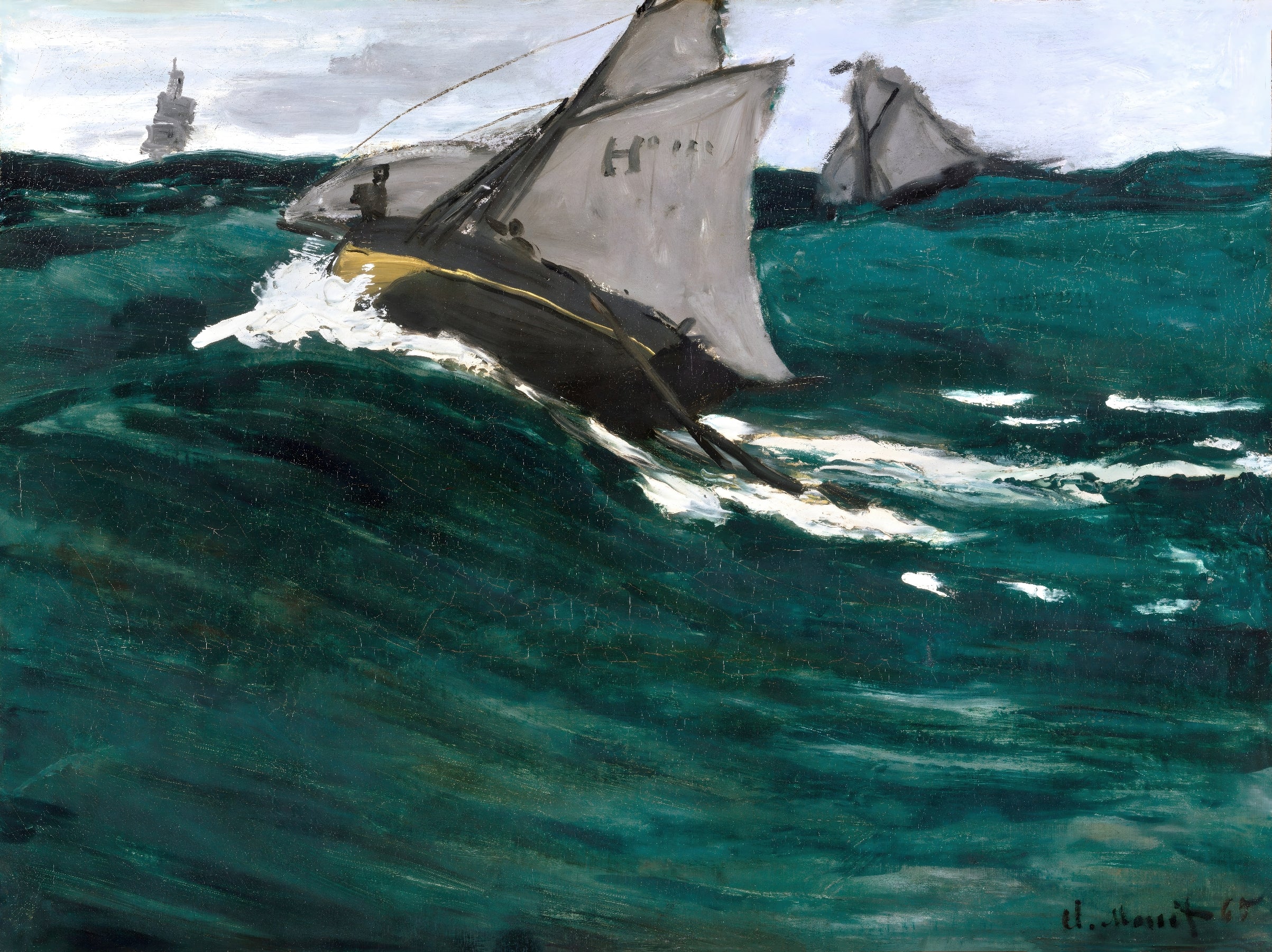 Sailing Boats on Waves