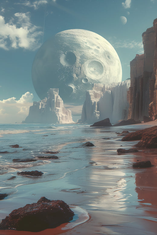 Surreal Lunar Coastline