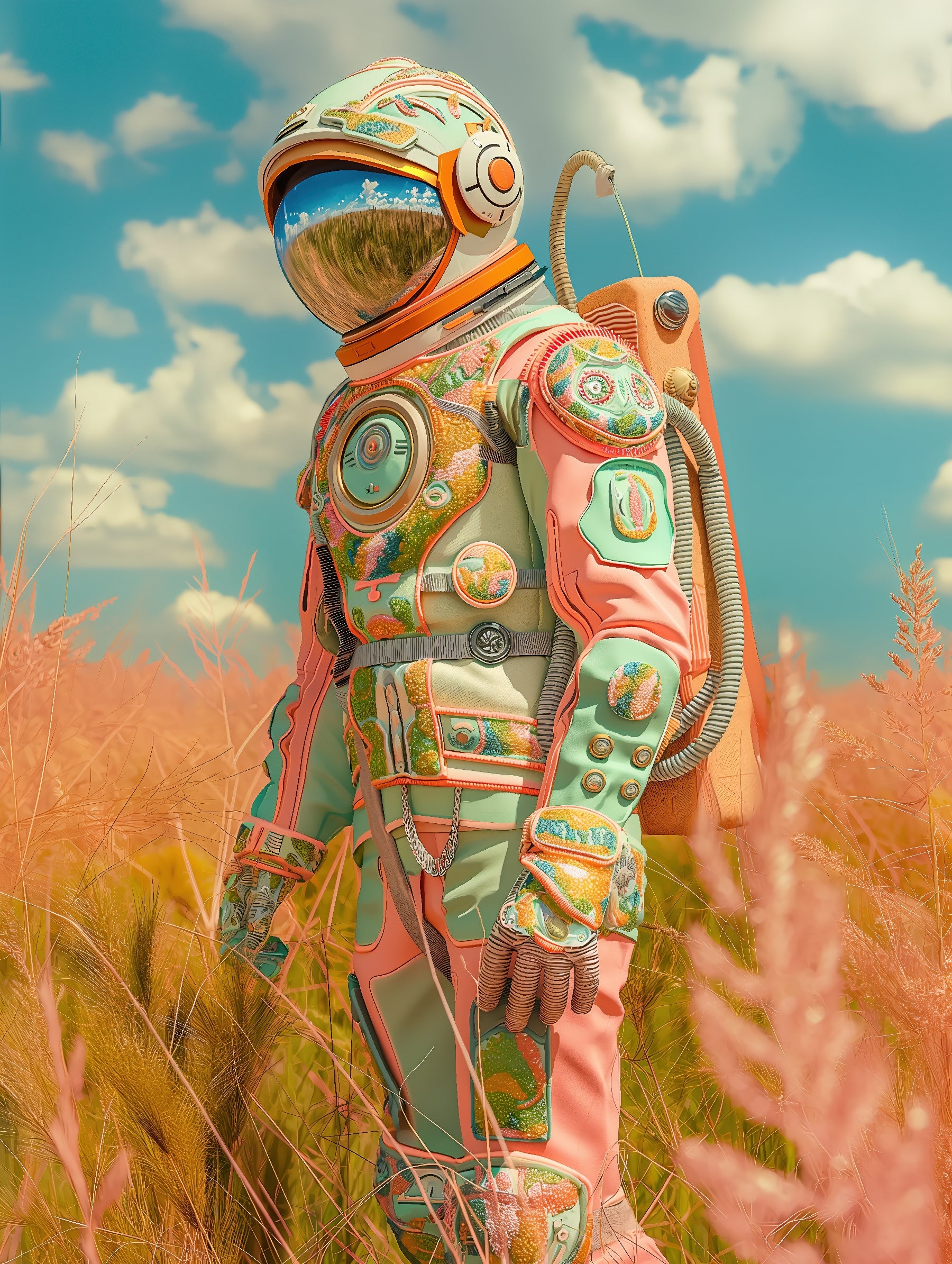 Botanical Explorer in Bloom